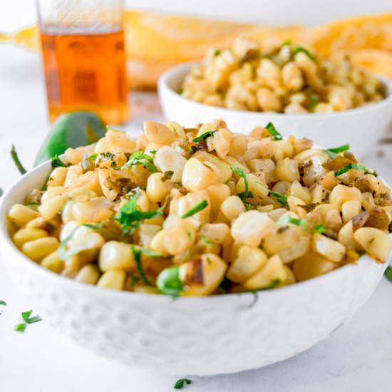 Corn Salsa - Recipe photo by A Twisted Plate