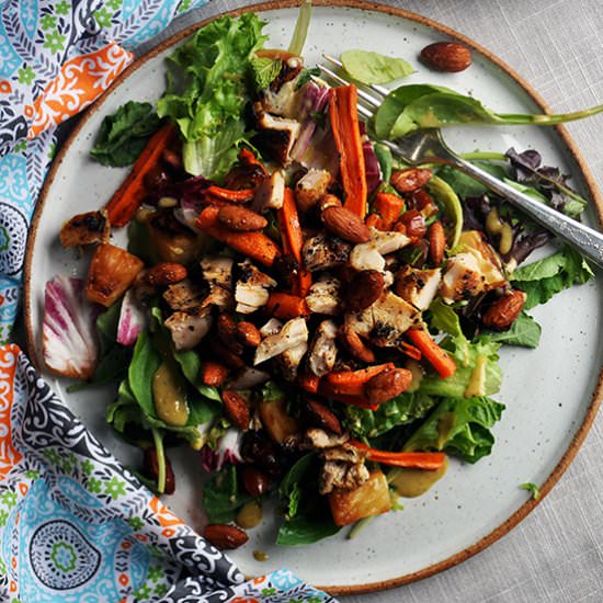 Grilled Chicken Salad with Tahini - Recipe photo by A Little and A Lot