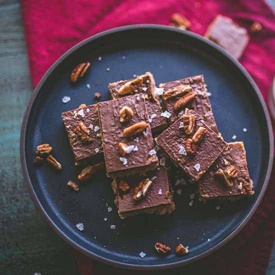 Turtle Cookie Bars - Recipe photo by insolenceandwine
