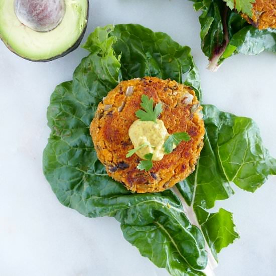 Sweet Potato Black Bean Patties - Recipe photo by its_a_vegworld_afterall