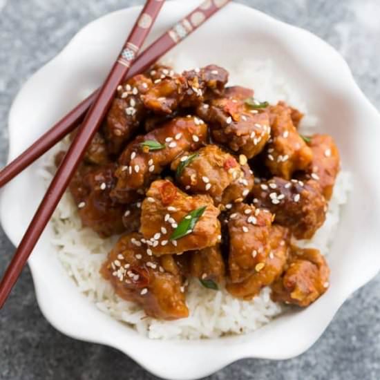 Slow Cooker Sriracha Chili Chicken - Recipe photo by LifemadeSweeter