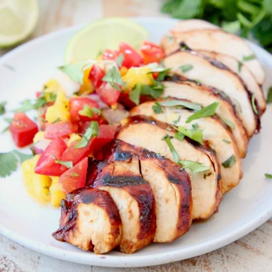 Mango Salsa Chicken - Recipe photo by Whitney Bond