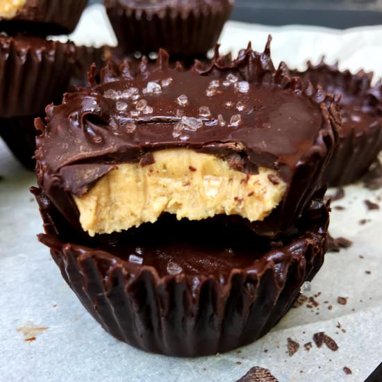 Hemp Heart Peanut Butter Cups - Recipe photo by Sneaky Mommies