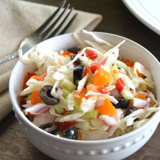 Oil & Vinegar Coleslaw - Recipe photo by texasgranolagirl