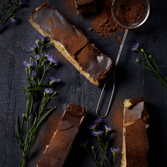 Lemon, Coconut, Dark Chocolate Bars - Recipe photo by Annamontaliblog