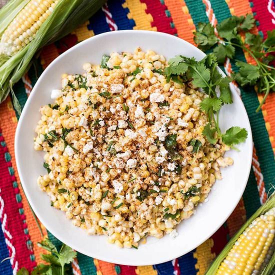 Mexican Corn Salad - Recipe photo by Kiwi and Carrot