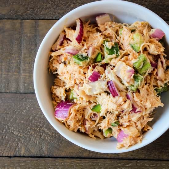 Buffalo Hummus Chicken Salad - Recipe photo by TheSassyRD