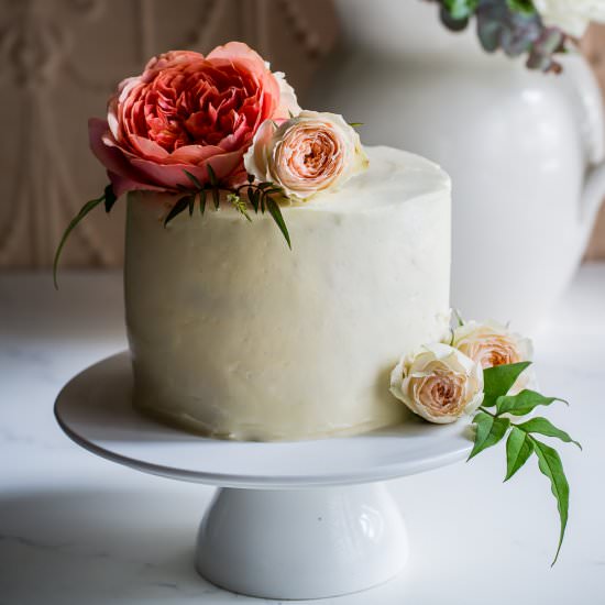 Raspberry, Rose & Mascarpone Cake - Recipe photo by Cygnet Kitchen