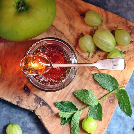 Gooseberry, Apple & Mint Jelly - Recipe photo by Fab Food 4 All