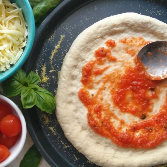 Homemade Pizza Dough - Recipe photo by Gardening Foodie