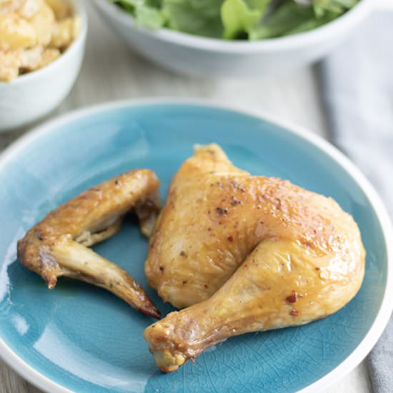 Honey Mustard Glazed Chicken - Recipe photo by tuxedocatsandcoffee