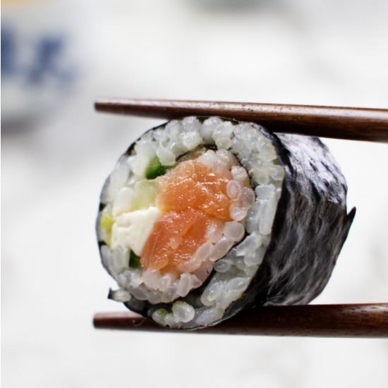 smoked salmon Philly rolls - Recipe photo by Savorthebest