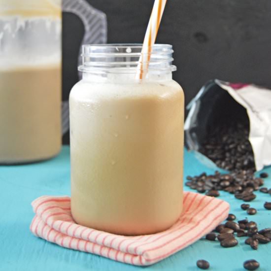 salted caramel iced coffee - Recipe photo by sammijean06