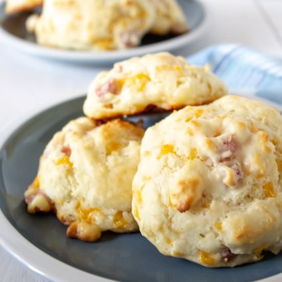 Ham and Cheese Biscuits - Recipe photo by BeyondtheCoop