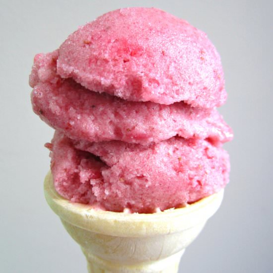 Strawberry Nice Cream - Recipe photo by craftyforhome