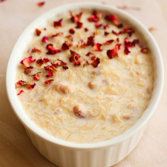 Semiya/Vermicelli Milk Pudding - Recipe photo by Beingwholesome