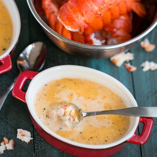 Easy Lobster Bisque - Recipe photo by littlebitrecipes