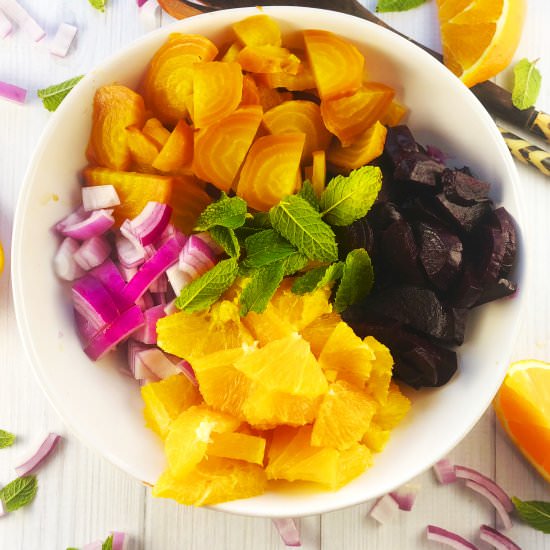 Anthony Bourdain’s Beet Salad - Recipe photo by Hummingbirdthyme