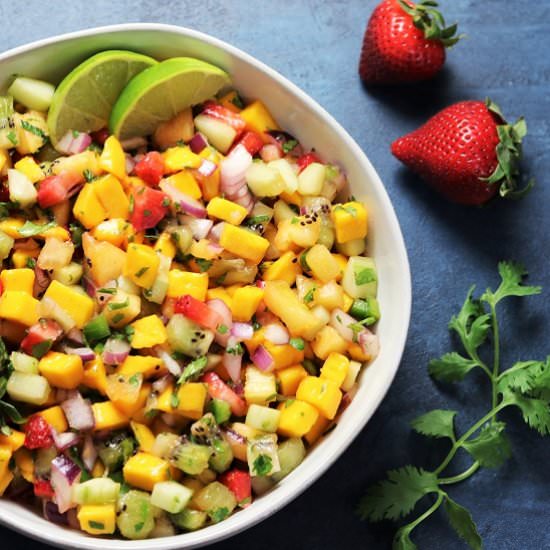 Fresh Fruit Summer Salsa - Recipe photo by Give it Some Thyme