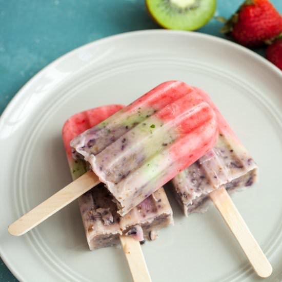 Fruit Confetti Popsicles - Recipe photo by Macheesmo