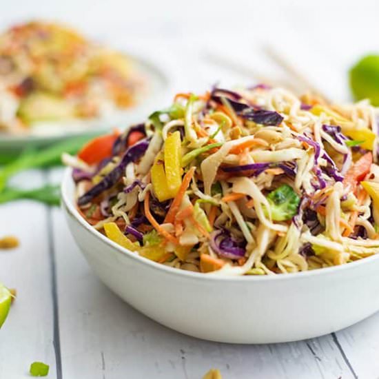 Asian Cabbage Slaw - Recipe photo by BitesOfWellness