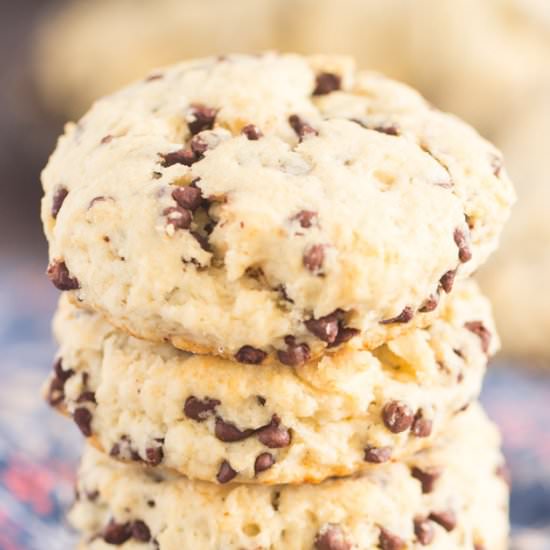 Chocolate Chip Biscuits - Recipe photo by thegoldlininggirl