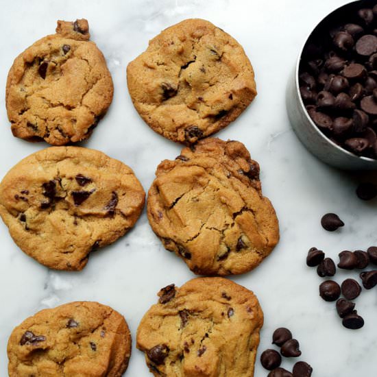 Egg-Free Chocolate Chip Cookies - Recipe photo by jenniferbakesatkitchenserf