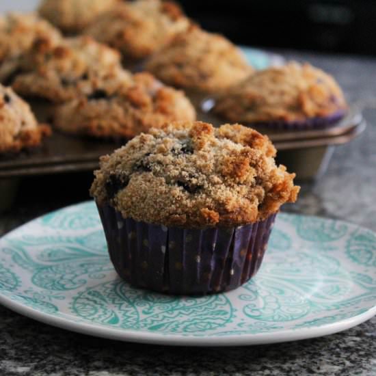 Blueberry Streusel Muffins - Recipe photo by cucinabella