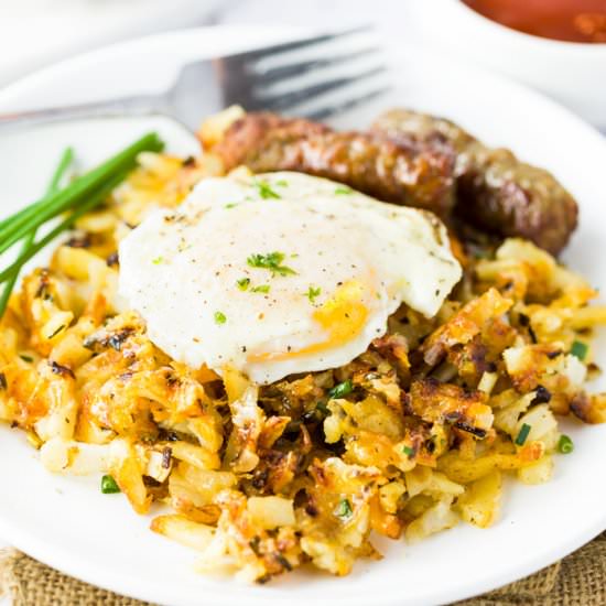 Waffle Iron Hash Browns - Recipe photo by TheCozyCook