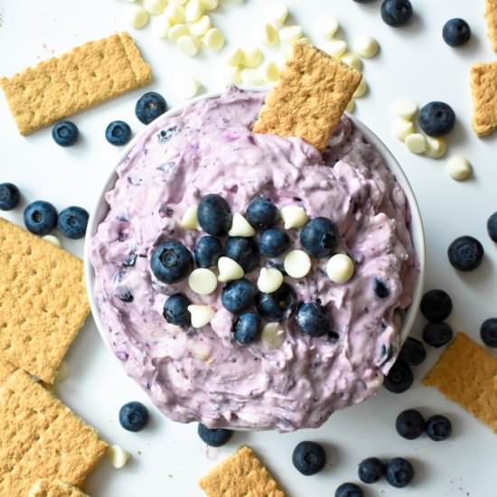 Blueberry Cheesecake Dip - Recipe photo by stressbaking