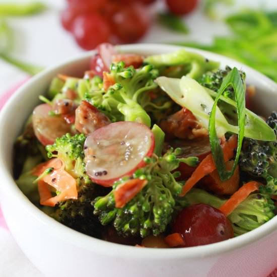 Elevated Broccoli Salad - Recipe photo by practicallyhomemade