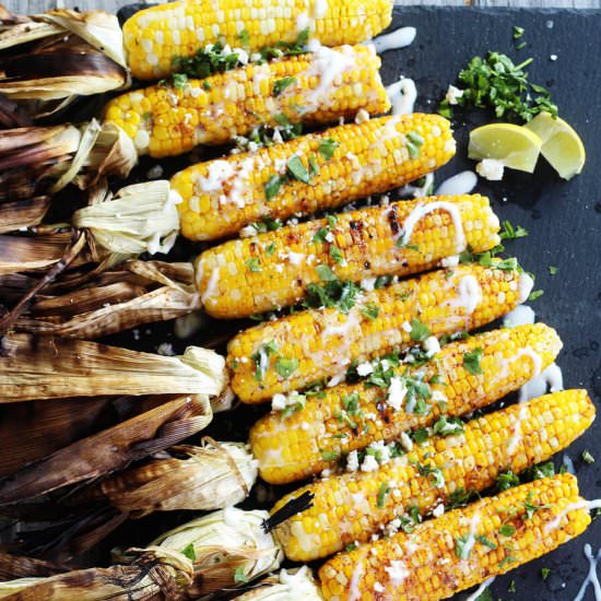Fiesta Grilled Corn on the Cob - Recipe photo by Buy This Cook That
