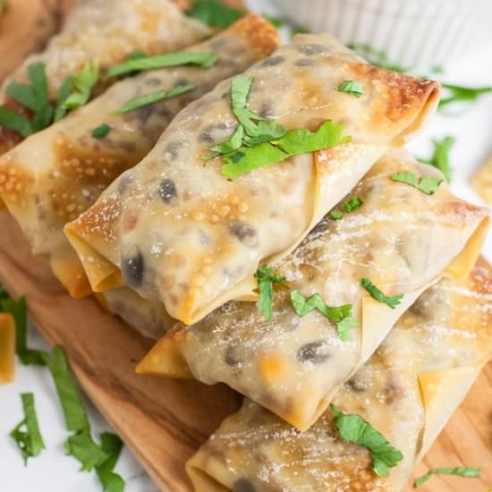 Southwest Egg Rolls Baked - Recipe photo by SundaySupper