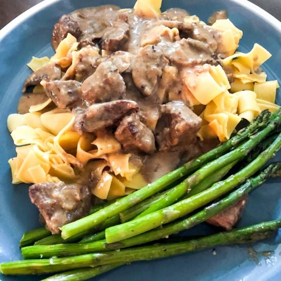 Instant Pot Beef Stroganoff - Recipe photo by suziethefoodie
