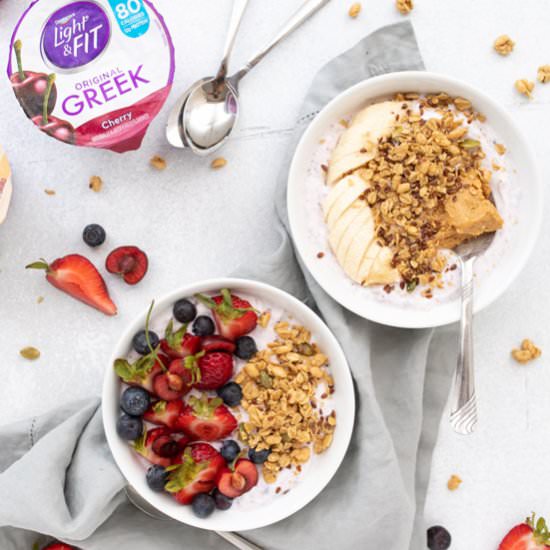 Easy Yogurt Bowl - Recipe photo by Nourish Nutrition Co