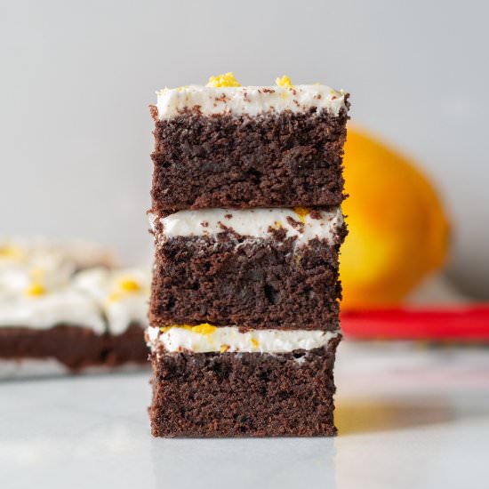 Gluten-Free Orange Brownies - Recipe photo by gluten-free palate