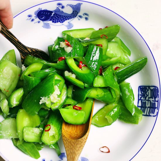Easy Chinese Smashed Cucumber Salad - Recipe photo by IHeartUmami