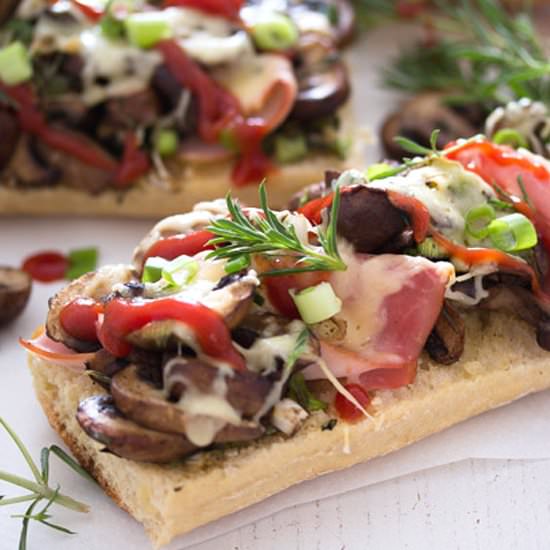 Open Faced Sandwich – Zapiekanka - Recipe photo by adinutza