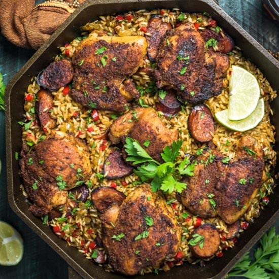 One Pot Cajun Chicken and Rice - Recipe photo by MorganHosttheToast
