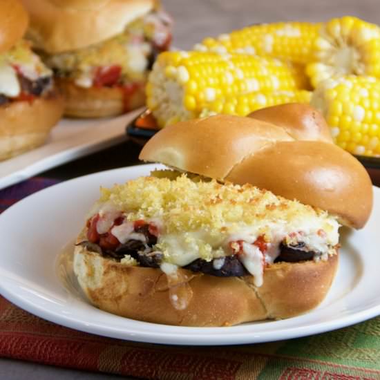 Mushroom Parm Sandwiches - Recipe photo by thebrookcook.wordpress.com