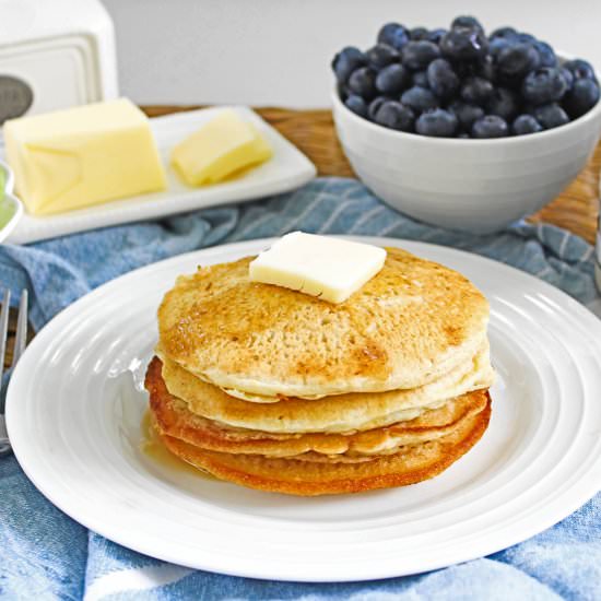 Gluten Free Cornmeal Pancakes - Recipe photo by The Gluten Free Gathering