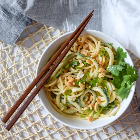 Cold Peanut Noodle Salad - Recipe photo by forwardeats