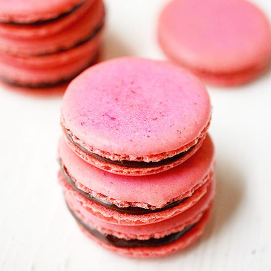 Vanilla macarons with ganache - Recipe photo by evabakes