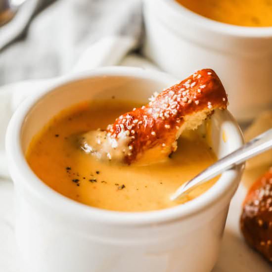 Beer Cheese Soup - Recipe photo by Never Not Hungry