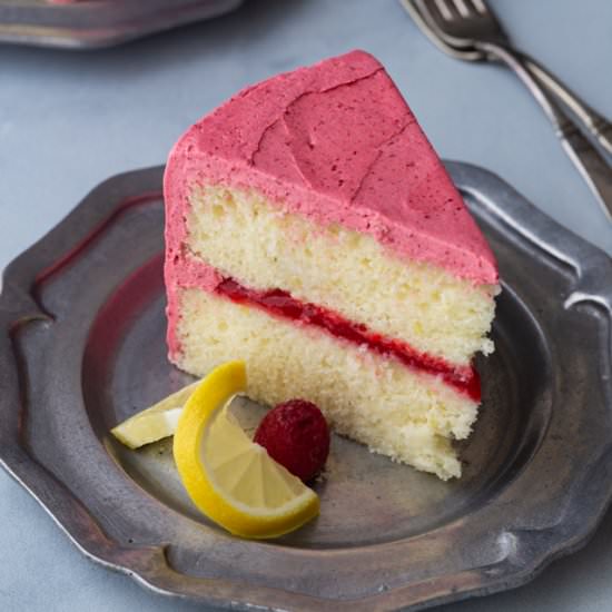 Lemon Raspberry Cake - Recipe photo by IntrovertBaker