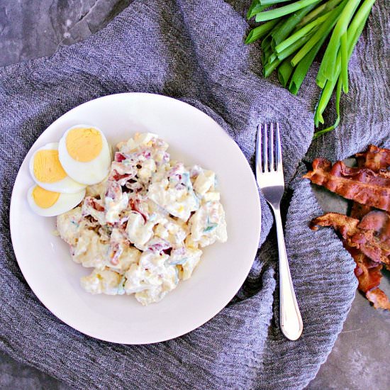Cauliflower Potato Salad - Recipe photo by mamabearscookbook