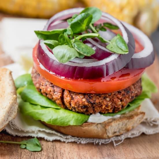 Quinoa Burger - Recipe photo by feelgoodfoodie1