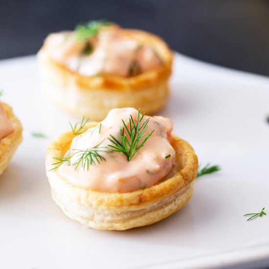 Shrimp Cocktail Pastry Cups - Recipe photo by sprinkles and sprouts