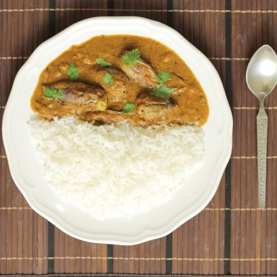 Brinjal Curry - Recipe photo by F For Flavour