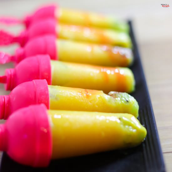 Mango Kiwi Kulfi Delight - Recipe photo by Mintsrecipes
